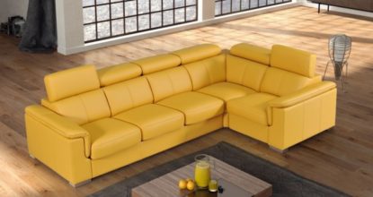 luxusni kozena sedaci souprava GOBI