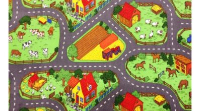 detsky koberec farma